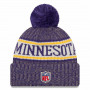 Minnesota Vikings New Era 2018 NFL Cold Weather Sport Knit cappello invernale