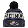 Baltimore Ravens New Era 2018 NFL Cold Weather Sport Knit Wintermütze