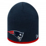 New England Patriots New Era Team Skull Knit cappello invernale