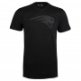 New England Patriots New Era Tonal Black Logo majica
