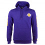 Los Angeles Lakers New Era Sleeve Wordmark pulover s kapuco