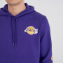 Los Angeles Lakers New Era Sleeve Wordmark pulover s kapuco