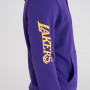 Los Angeles Lakers New Era Sleeve Wordmark pulover sa kapuljačom