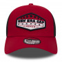 New Era Trucker A Frame Patch Red cappellino
