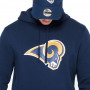 Los Angeles Rams New Era Team Logo maglione con cappuccio