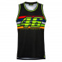 Valentino Rossi VR46 Stripes Tank Top T-Shirt ärmellos