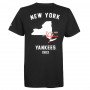 New York Yankees New Era State Map T-Shirt