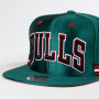 Chicago Bulls Mitchell & Ness Green Jersey cappellino