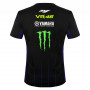 Valentino Rossi VR46 Yamaha Monster Black T-Shirt 