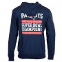 New England Patriots New Era Large Graphic zip majica sa kapuljačom