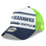 Seattle Seahawks New Era 39THIRTY 2019 NFL Official Sideline Home 1970s kačket