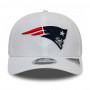 New England Patriots New Era 9FIFTY Base Stretch Snap cappellino White