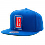 Los Angeles Clippers Mitchell & Ness Solid Team Colour kapa