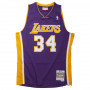 Shaquille O'Neal 34 Los Angeles Lakers 1999-00 Mitchell & Ness Road Swingman maglia