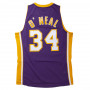 Shaquille O'Neal 34 Los Angeles Lakers 1999-00 Mitchell & Ness Road Swingman dres