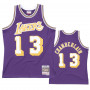 Wilt Chamberlain 13 Los Angeles Lakers 1971-72 Mitchell & Ness Road Swingman maglia