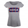 FC Barcelona Chess N°2 ženska majica siva