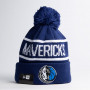 Dallas Mavericks New Era Bobble Cuff Knit Wintermütze