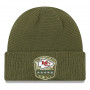 Kansas City Chiefs New Era 2019 On-Field Salute to Service cappello invernale