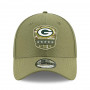 Green Bay Packers New Era 39THIRTY 2019 On-Field Salute to Service cappellino 