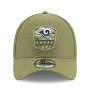 Los Angeles Rams New Era 39THIRTY 2019 On-Field Salute to Service cappellino 