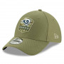 Los Angeles Rams New Era 39THIRTY 2019 On-Field Salute to Service cappellino 