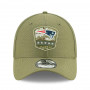 New England Patriots New Era 39THIRTY 2019 On-Field Salute to Service cappellino