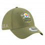Pittsburgh Steelers New Era 39THIRTY 2019 On-Field Salute to Service cappellino