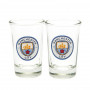 Manchester City 2x bicchiere da liquore