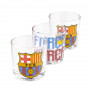 FC Barcelona 3x bicchiere da liquore