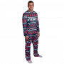 New England Patriots Wordmark Crewneck pižama