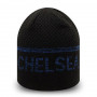 Chelsea New Era Blue Striped obojestranska zimska kapa