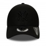 New York Yankees New Era 9FORTY Diamond Era Mono Black cappellino