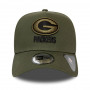 Green Bay Packers New Era 9FORTY A-Frame Closed Back kapa