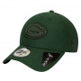 Green Bay Packers New Era 9FORTY Diamond Era Mono Black cappellino