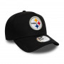 Pittsburgh Steelers New Era 9FORTY A-Frame Closed Back cappellino