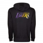 Los Angeles Lakers New Era Gradient Wordmark felpa con cappuccio