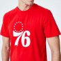 Philadelphia 76ers New Era Block Wordmark majica