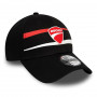 Ducati New Era 9FORTY Stripe Black cappellino 