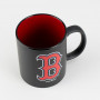 Boston Red Soxs Black Matte Two Tone Tasse