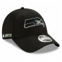 Seattle Seahawks New Era 9FORTY Draft Official Stretch Snap Mütze