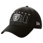 Las Vegas Raiders New Era 9FORTY Draft Official Stretch Snap cappellino