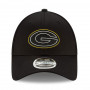 Green Bay Packers New Era 9FORTY Draft Official Stretch Snap Mütze