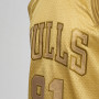 Dennis Rodman 91 Chicago Bulls Mitchell & Ness Midas Swingman Metallic Gold Maglia