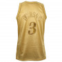 Allen Iverson 3 Philadelphia 76ers Mitchell & Ness Midas Swingman Metallic Gold Maglia