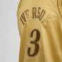 Allen Iverson 3 Philadelphia 76ers Mitchell & Ness Midas Swingman Metallic Gold Trikot