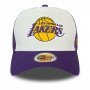 Los Angeles Lakers New Era Trucker Team Colour Block kačket