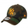 New York Yankees New Era 9FORTY Essential Camo Neon Logo Mütze