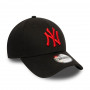 New York Yankees New Era 9FORTY Essential Red Logo Mütze