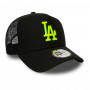 Los Angeles Dodgers New Era Trucker Diamond Era Neon Logo Cappellino